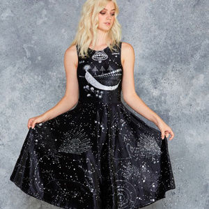Black milk thousand suns velvet dress